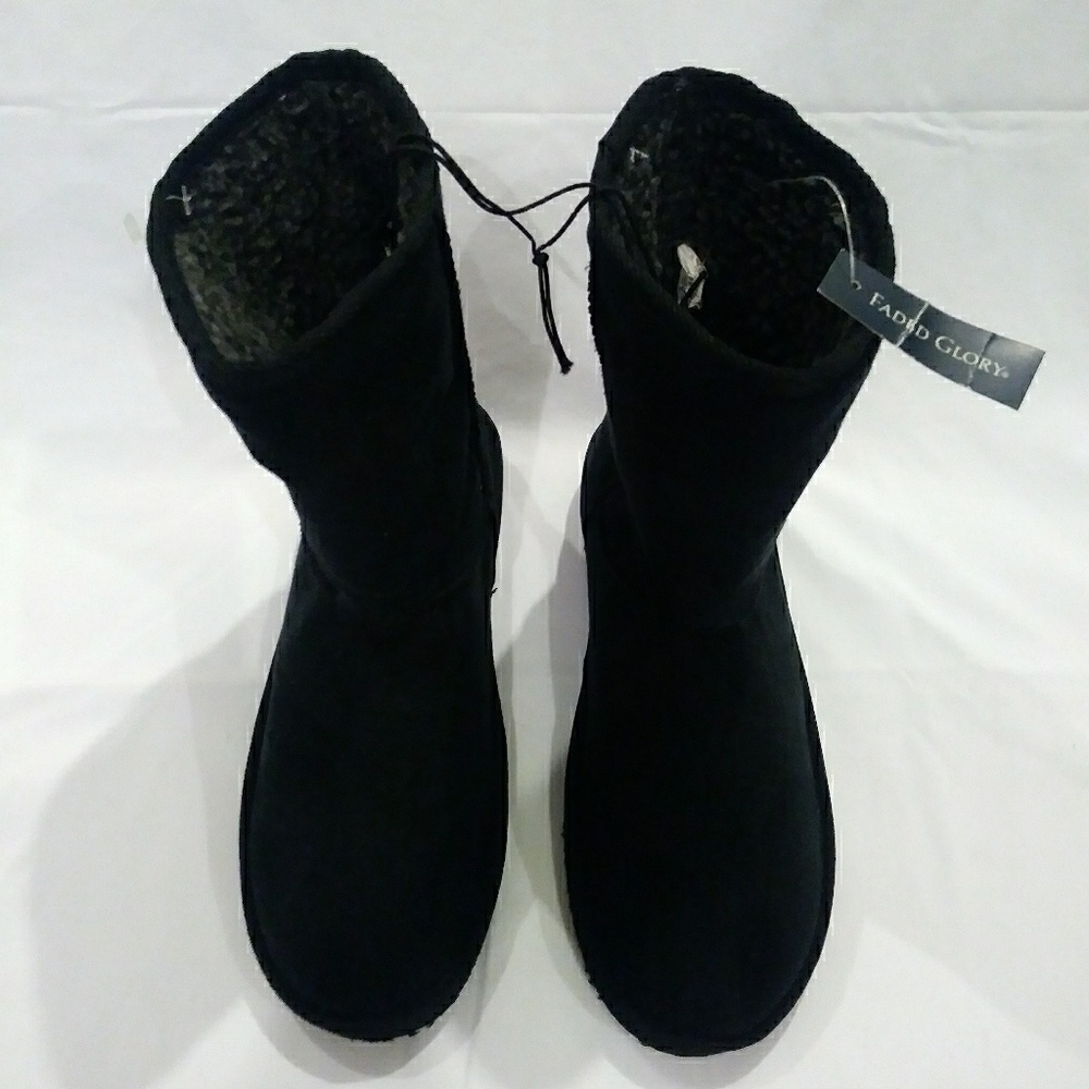 Faded Glory Valerie Boots Size 8